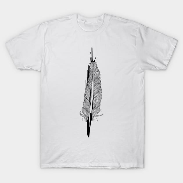 Quill ink T-Shirt by asitha